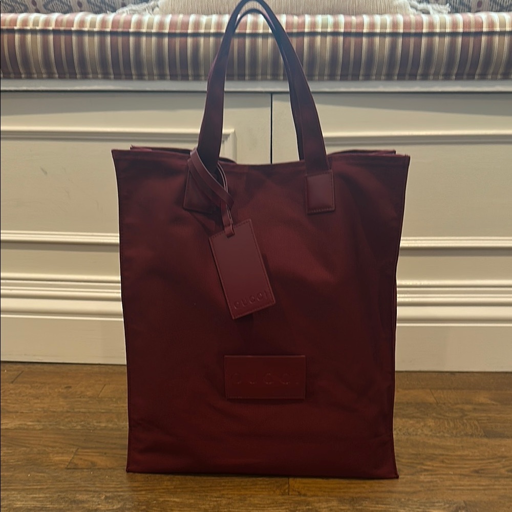Gucci canvas tote